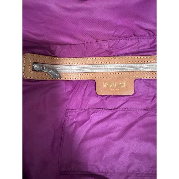 MZ Wallace Medium Metro Tote Quilted All Over Star Print bag Rare - Picture 9 of 13